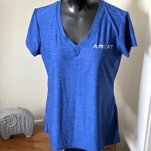 Ariat Women's Short Sleeve Blue Tee